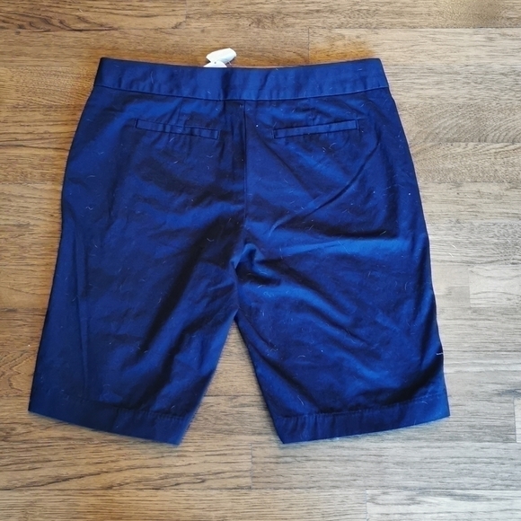 𝅺Nautica Navy Blue Bermuda Golf Shorts New 6 - Picture 4 of 4